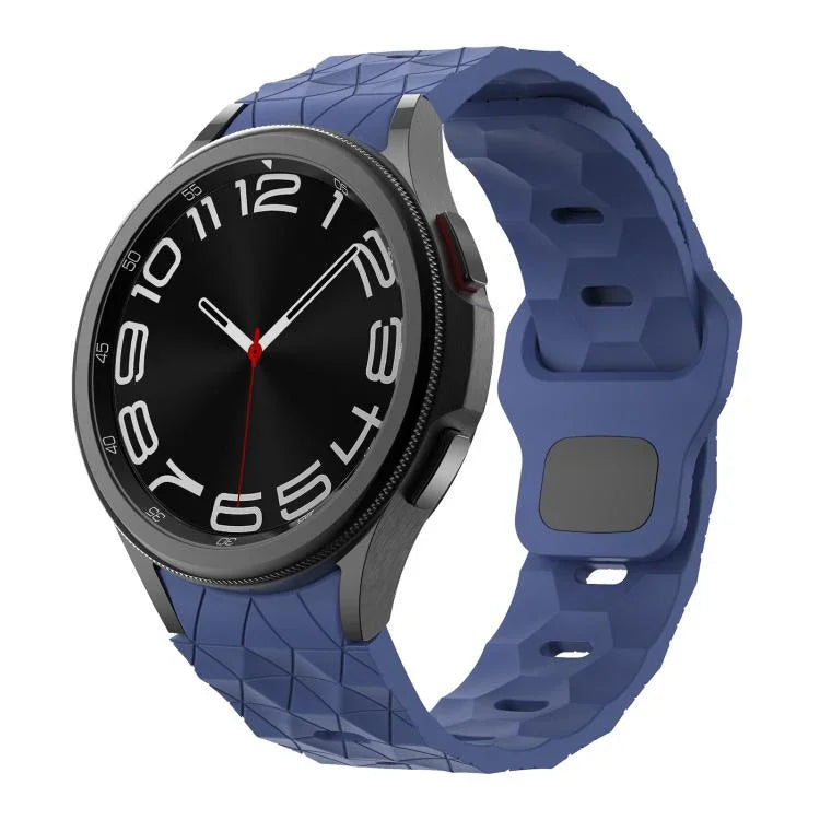 Dây silicone Kalebol họa tiết bóng đá khóa ngược, Dành cho Samsung Galaxy Watch 4 / 5 / 6