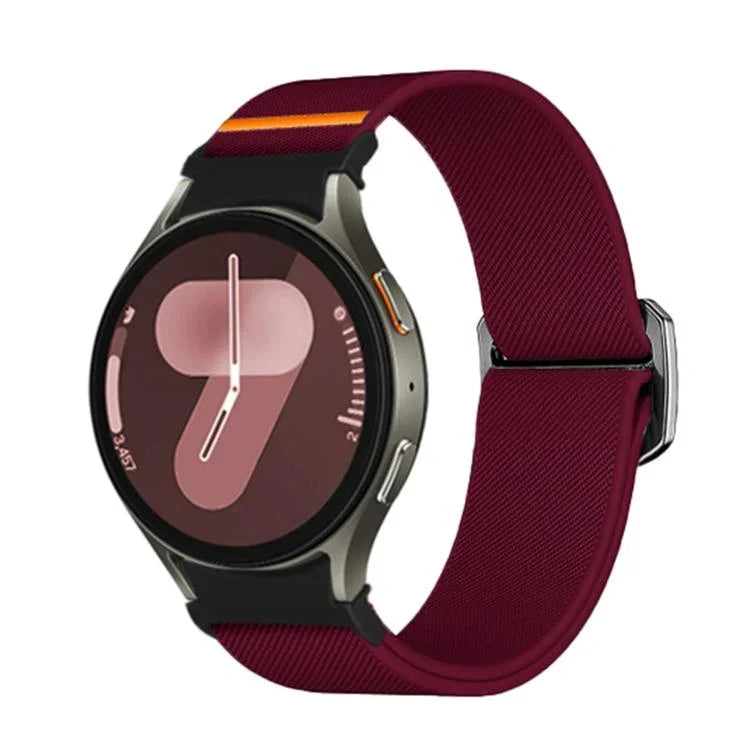 Dây đồng hồ nylon co giãn nút bấm Kalebol, Dành cho Samsung Galaxy Watch 5 Pro / 6 / 7