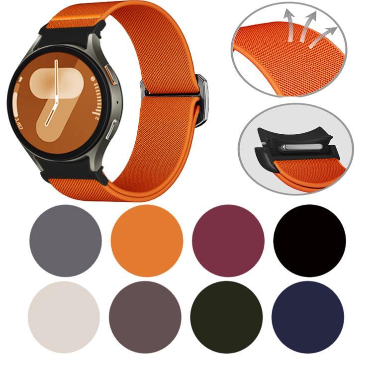 Dây đồng hồ nylon co giãn nút bấm Kalebol, Dành cho Samsung Galaxy Watch 5 Pro / 6 / 7