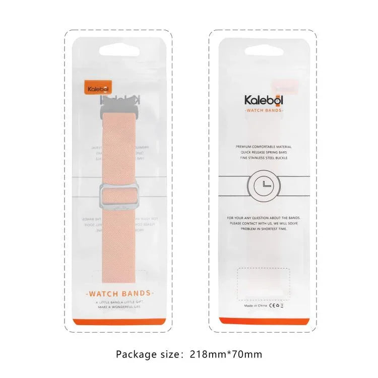 Dây đồng hồ nylon co giãn nút bấm Kalebol, Dành cho Samsung Galaxy Watch 5 Pro / 6 / 7