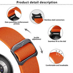 Dây đồng hồ nylon co giãn nút bấm Kalebol, Dành cho Samsung Galaxy Watch 5 Pro / 6 / 7