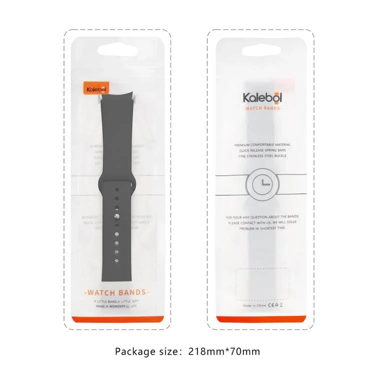 Dây đồng hồ silicone khóa ngược Kalebol, Dành cho Samsung Galaxy Watch 7 / 6 / 5 / 4
