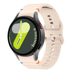 Dây đồng hồ silicone khâu sóng Kalebol, Dành cho Samsung Galaxy Watch 7  / 6 / 5 / 4