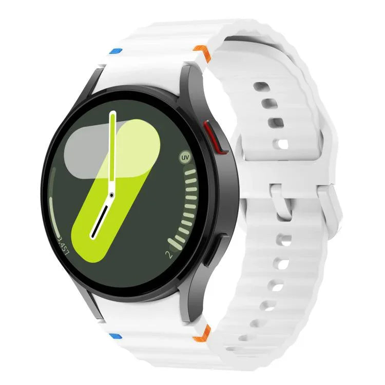 Dây đồng hồ silicone khâu sóng Kalebol, Dành cho Samsung Galaxy Watch 7  / 6 / 5 / 4
