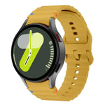 Dây đồng hồ silicone khâu sóng Kalebol, Dành cho Samsung Galaxy Watch 7  / 6 / 5 / 4