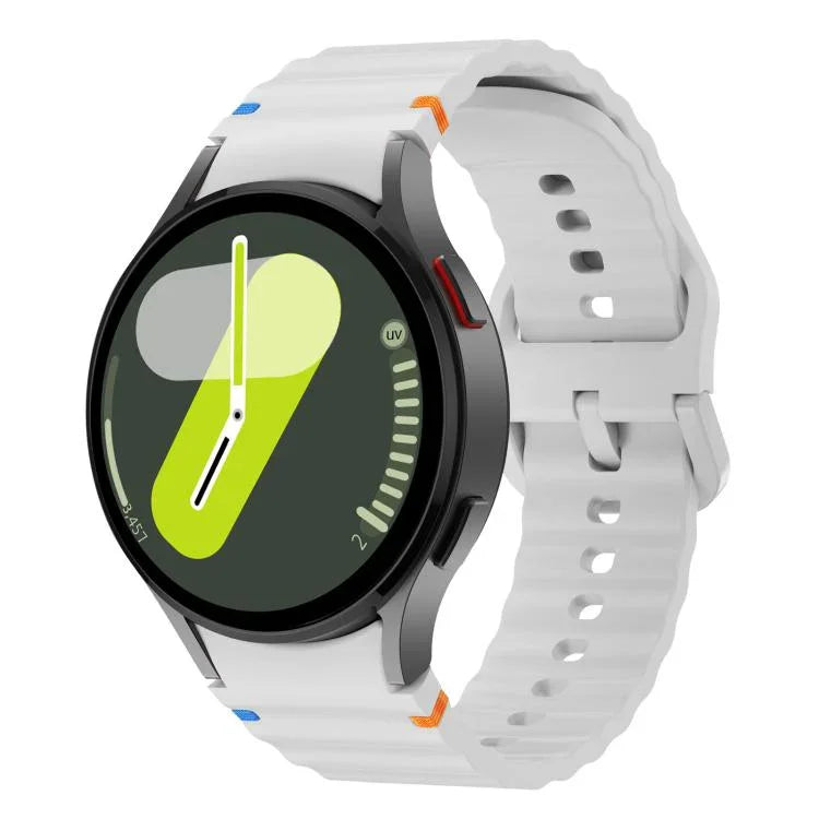 Dây đồng hồ silicone khâu sóng Kalebol, Dành cho Samsung Galaxy Watch 7  / 6 / 5 / 4