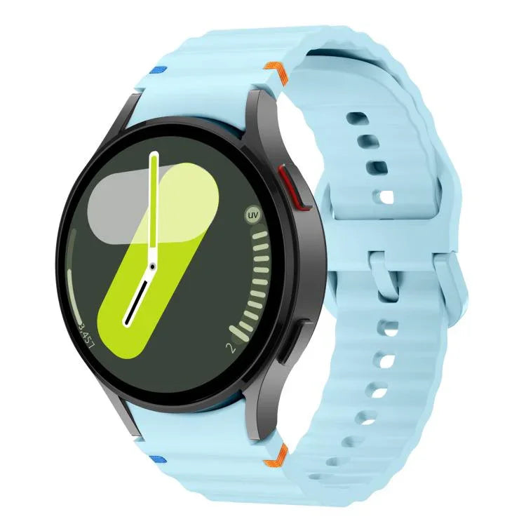 Dây đồng hồ silicone khâu sóng Kalebol, Dành cho Samsung Galaxy Watch 7  / 6 / 5 / 4