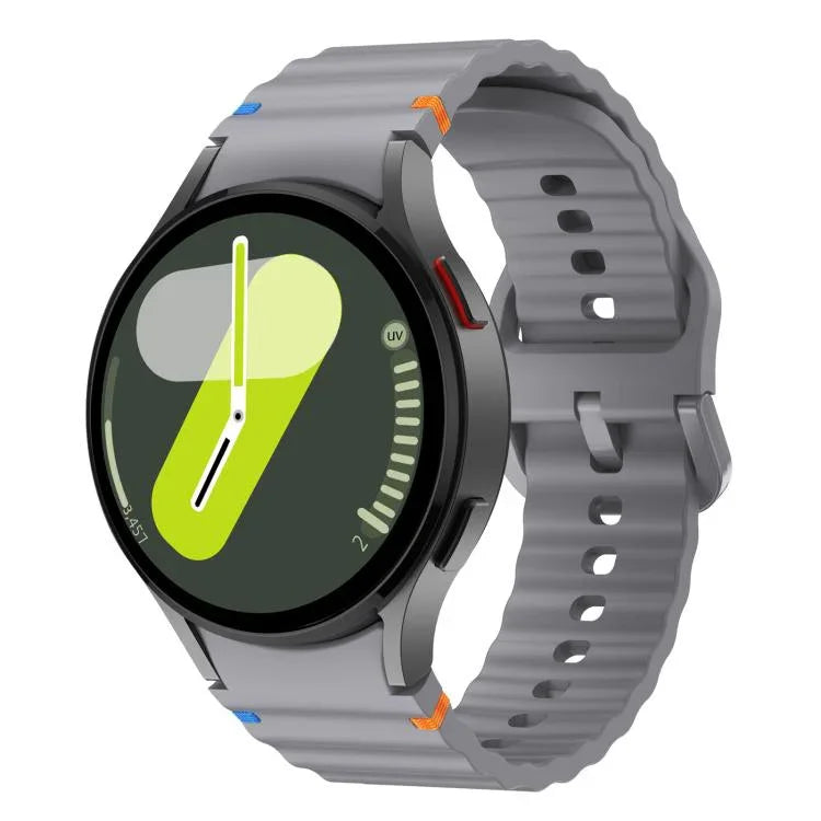Dây đồng hồ silicone khâu sóng Kalebol, Dành cho Samsung Galaxy Watch 7  / 6 / 5 / 4
