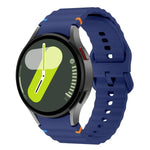 Dây đồng hồ silicone khâu sóng Kalebol, Dành cho Samsung Galaxy Watch 7  / 6 / 5 / 4