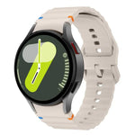 Dây đồng hồ silicone khâu sóng Kalebol, Dành cho Samsung Galaxy Watch 7  / 6 / 5 / 4