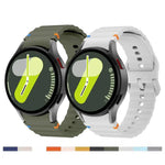 Dây đồng hồ silicone khâu sóng Kalebol, Dành cho Samsung Galaxy Watch 7  / 6 / 5 / 4