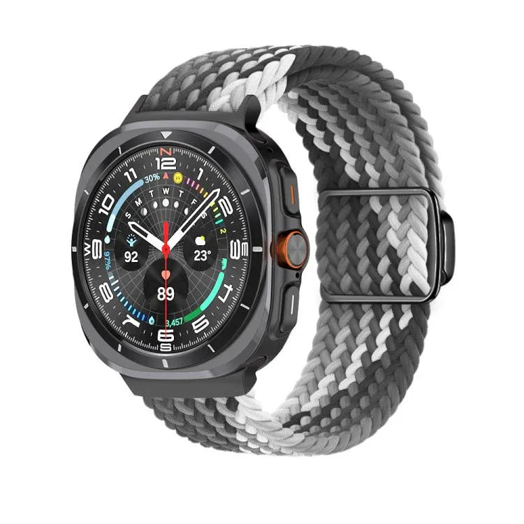 Dây đồng hồ vòng bện khóa nam châm đen Kalebol, Dành cho Samsung Galaxy Watch Ultra 47mm / Ultra 2025
