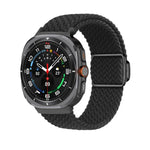 Dây đồng hồ vòng bện khóa nam châm đen Kalebol, Dành cho Samsung Galaxy Watch Ultra 47mm / Ultra 2025