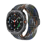 Dây đồng hồ vòng bện khóa nam châm đen Kalebol, Dành cho Samsung Galaxy Watch Ultra 47mm / Ultra 2025
