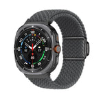 Dây đồng hồ vòng bện khóa nam châm đen Kalebol, Dành cho Samsung Galaxy Watch Ultra 47mm / Ultra 2025