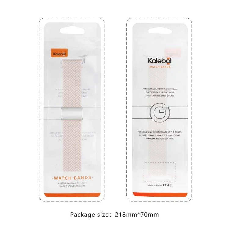 Dây đồng hồ vòng bện khóa nam châm đen Kalebol, Dành cho Samsung Galaxy Watch Ultra 47mm / Ultra 2025