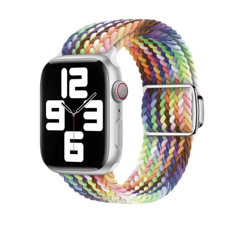 Dây đồng hồ vòng nylon Kalebol với khóa nam châm, Dành cho Apple Watch 46mm / 49mm / 45mm / 44mm, Dành cho Apple Watch 42mm / 41mm / 40mm / 38mm