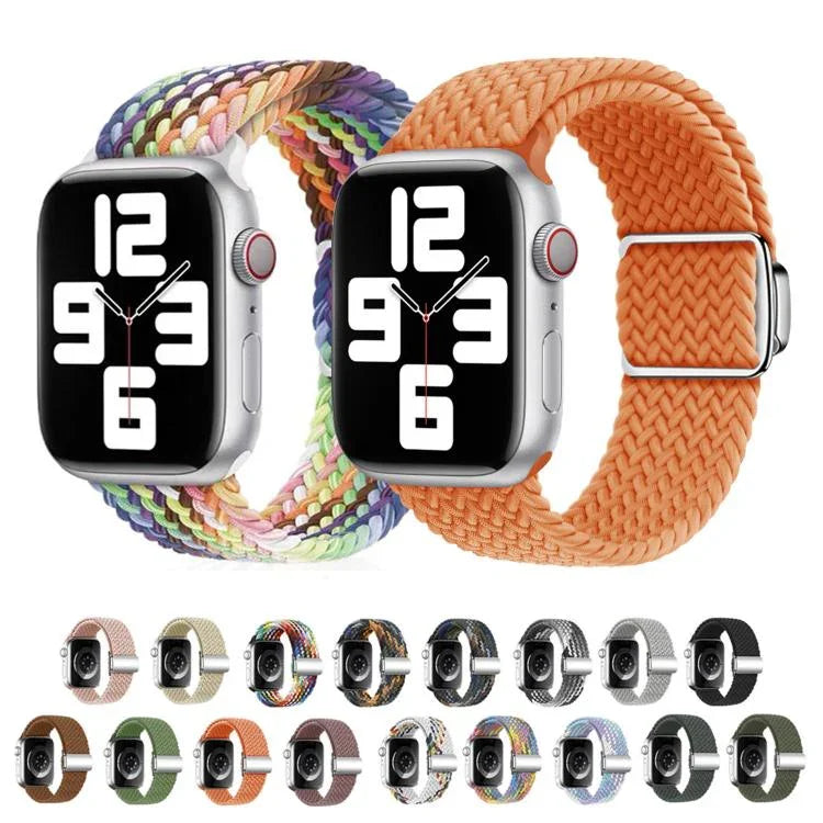 Dây đồng hồ vòng nylon Kalebol với khóa nam châm, Dành cho Apple Watch 46mm / 49mm / 45mm / 44mm, Dành cho Apple Watch 42mm / 41mm / 40mm / 38mm