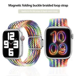 Dây đồng hồ vòng nylon Kalebol với khóa nam châm, Dành cho Apple Watch 46mm / 49mm / 45mm / 44mm, Dành cho Apple Watch 42mm / 41mm / 40mm / 38mm