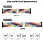 Dây đồng hồ vòng nylon Kalebol với khóa nam châm, Dành cho Apple Watch 46mm / 49mm / 45mm / 44mm, Dành cho Apple Watch 42mm / 41mm / 40mm / 38mm