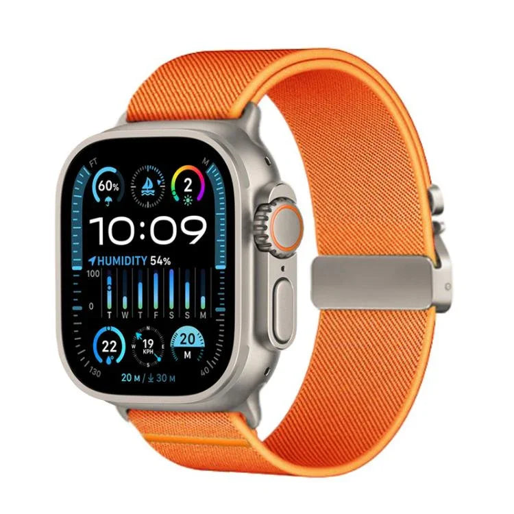 Dây đồng hồ nylon co giãn Kalebol với khóa dù, Dành cho Apple Watch 46mm / 49mm / 45mm / 44mm, Dành cho Apple Watch 42mm / 41mm / 40mm / 38mm