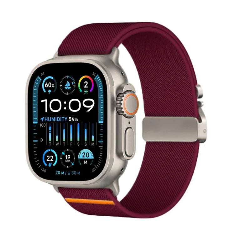 Dây đồng hồ nylon co giãn Kalebol với khóa dù, Dành cho Apple Watch 46mm / 49mm / 45mm / 44mm, Dành cho Apple Watch 42mm / 41mm / 40mm / 38mm