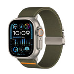 Dây đồng hồ nylon co giãn Kalebol với khóa dù, Dành cho Apple Watch 46mm / 49mm / 45mm / 44mm, Dành cho Apple Watch 42mm / 41mm / 40mm / 38mm