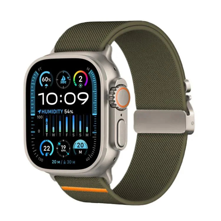 Dây đồng hồ nylon co giãn Kalebol với khóa dù, Dành cho Apple Watch 46mm / 49mm / 45mm / 44mm, Dành cho Apple Watch 42mm / 41mm / 40mm / 38mm