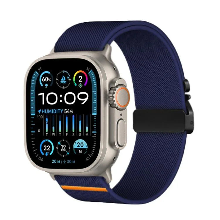 Dây đồng hồ nylon co giãn Kalebol với khóa dù, Dành cho Apple Watch 46mm / 49mm / 45mm / 44mm, Dành cho Apple Watch 42mm / 41mm / 40mm / 38mm