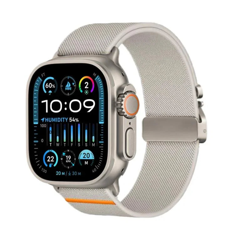 Dây đồng hồ nylon co giãn Kalebol với khóa dù, Dành cho Apple Watch 46mm / 49mm / 45mm / 44mm, Dành cho Apple Watch 42mm / 41mm / 40mm / 38mm