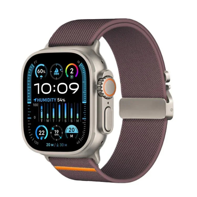 Dây đồng hồ nylon co giãn Kalebol với khóa dù, Dành cho Apple Watch 46mm / 49mm / 45mm / 44mm, Dành cho Apple Watch 42mm / 41mm / 40mm / 38mm