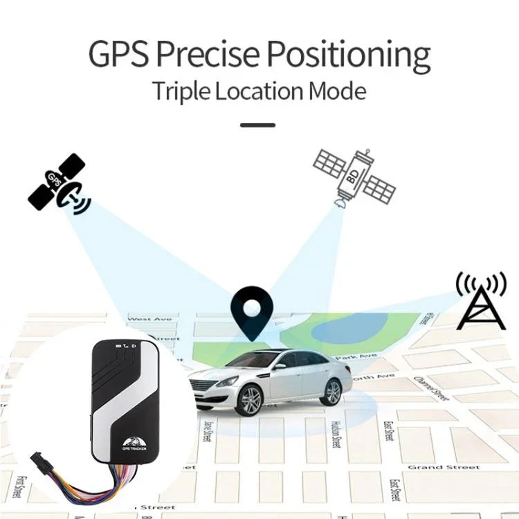 TK403D Thiết bị định vị GPS Bluetooth vệ tinh 4G cho xe hơi, kèm điều khiển từ xa, TK403D