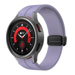 Dây đeo silicone khóa gập lõm nam châm Kalebol, Dành cho Samsung Galaxy Watch7 / 6 / 5