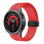 Dây đeo silicone khóa gập lõm nam châm Kalebol, Dành cho Samsung Galaxy Watch7 / 6 / 5