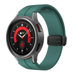 Dây đeo silicone khóa gập lõm nam châm Kalebol, Dành cho Samsung Galaxy Watch7 / 6 / 5