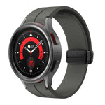 Dây đeo silicone khóa gập lõm nam châm Kalebol, Dành cho Samsung Galaxy Watch7 / 6 / 5