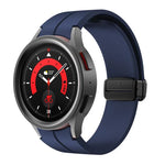Dây đeo silicone khóa gập lõm nam châm Kalebol, Dành cho Samsung Galaxy Watch7 / 6 / 5