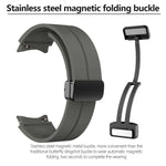 Dây đeo silicone khóa gập lõm nam châm Kalebol, Dành cho Samsung Galaxy Watch7 / 6 / 5