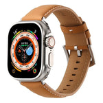 Dây đồng hồ da thật trơn Kalebol, Dành cho Apple Watch 46mm / 49mm / 45mm / 44mm, Dành cho Apple Watch 42mm / 41mm / 40mm / 38mm