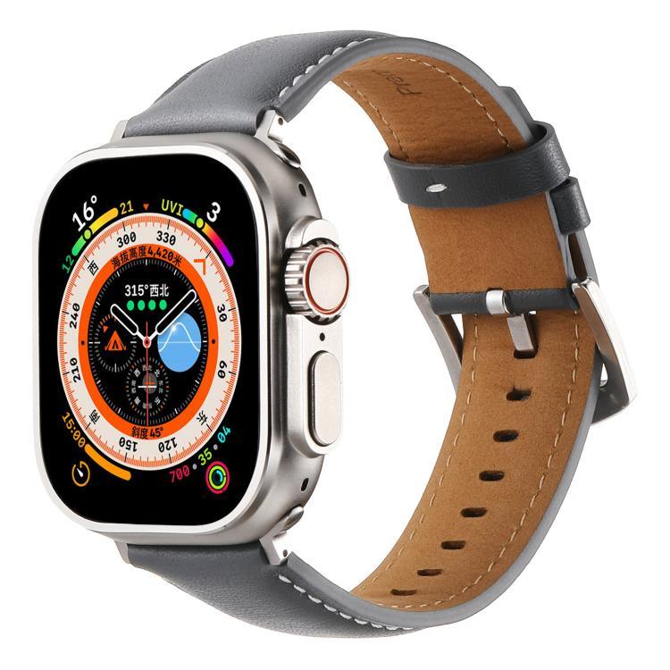 Dây đồng hồ da thật trơn Kalebol, Dành cho Apple Watch 46mm / 49mm / 45mm / 44mm, Dành cho Apple Watch 42mm / 41mm / 40mm / 38mm