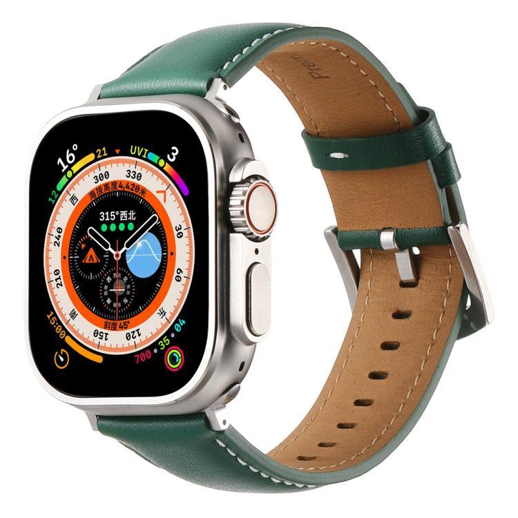 Dây đồng hồ da thật trơn Kalebol, Dành cho Apple Watch 46mm / 49mm / 45mm / 44mm, Dành cho Apple Watch 42mm / 41mm / 40mm / 38mm