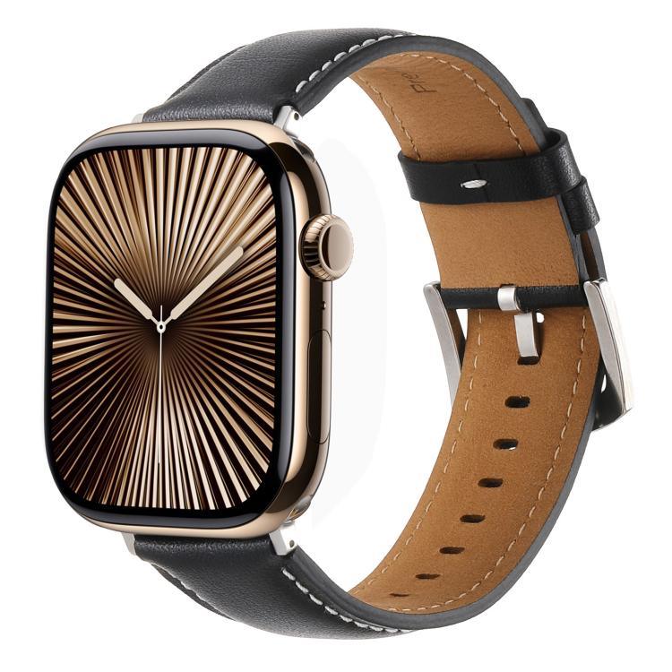 Dây đồng hồ da thật trơn Kalebol, Dành cho Apple Watch 46mm / 49mm / 45mm / 44mm, Dành cho Apple Watch 42mm / 41mm / 40mm / 38mm