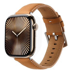 Dây đồng hồ da thật trơn Kalebol, Dành cho Apple Watch 46mm / 49mm / 45mm / 44mm, Dành cho Apple Watch 42mm / 41mm / 40mm / 38mm