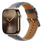 Dây đồng hồ da thật trơn Kalebol, Dành cho Apple Watch 46mm / 49mm / 45mm / 44mm, Dành cho Apple Watch 42mm / 41mm / 40mm / 38mm