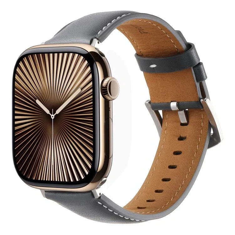 Dây đồng hồ da thật trơn Kalebol, Dành cho Apple Watch 46mm / 49mm / 45mm / 44mm, Dành cho Apple Watch 42mm / 41mm / 40mm / 38mm