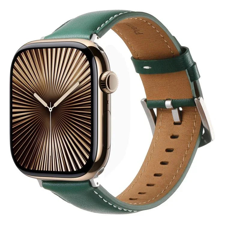 Dây đồng hồ da thật trơn Kalebol, Dành cho Apple Watch 46mm / 49mm / 45mm / 44mm, Dành cho Apple Watch 42mm / 41mm / 40mm / 38mm