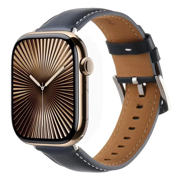 Dây đồng hồ da thật trơn Kalebol, Dành cho Apple Watch 46mm / 49mm / 45mm / 44mm, Dành cho Apple Watch 42mm / 41mm / 40mm / 38mm