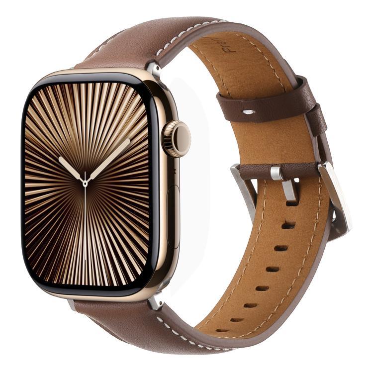Dây đồng hồ da thật trơn Kalebol, Dành cho Apple Watch 46mm / 49mm / 45mm / 44mm, Dành cho Apple Watch 42mm / 41mm / 40mm / 38mm