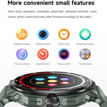Tai nghe Bluetooth 2 trong 1 D11 màn hình 1.46 inch, hỗ trợ gọi Bluetooth / NFC / đo nhịp tim, D11 (Đen), D11 (Xanh lá)