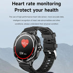 Tai nghe Bluetooth 2 trong 1 D11 màn hình 1.46 inch, hỗ trợ gọi Bluetooth / NFC / đo nhịp tim, D11 (Đen), D11 (Xanh lá)